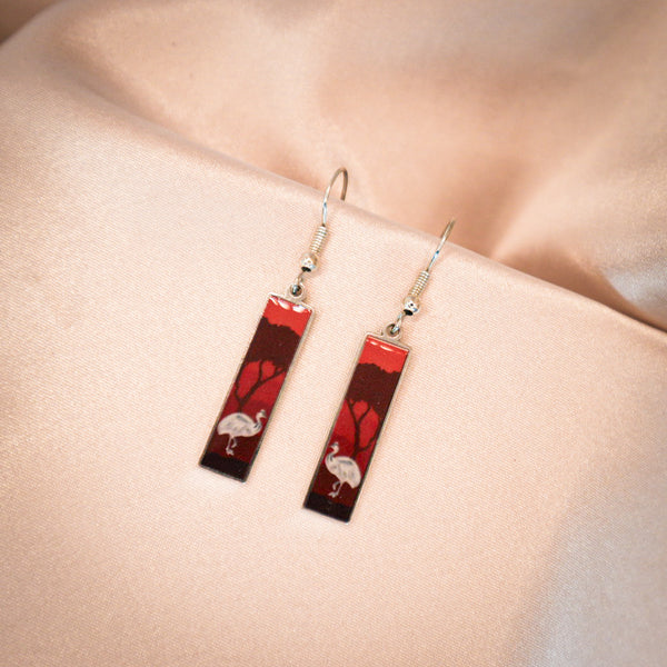 Earrings - Australian Fauna - Stainless Steel Drop