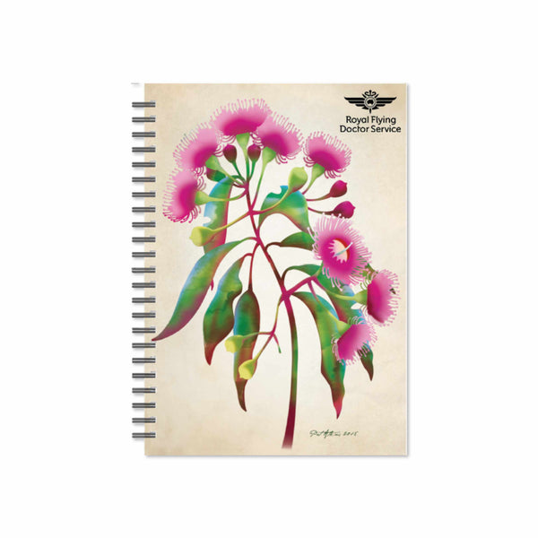 Notebook - Flowering Gum with RFDS Logo