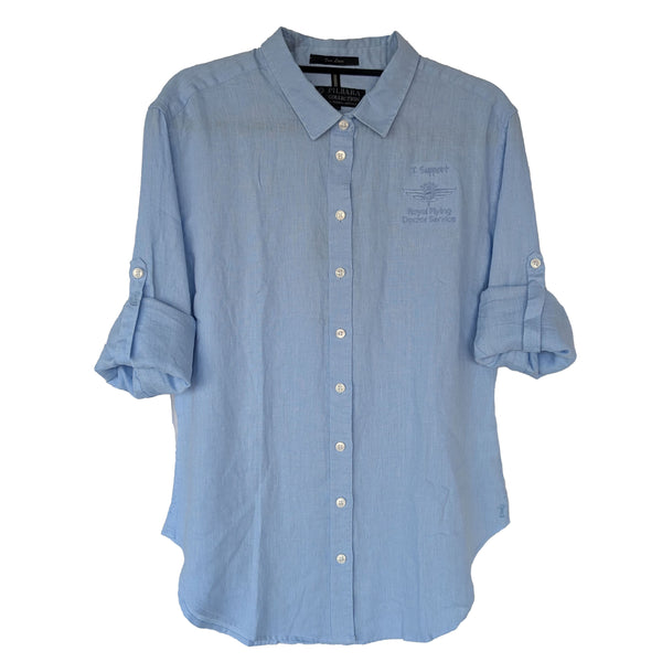 Womens Pilbara Linen Shirt -  Long Sleeve