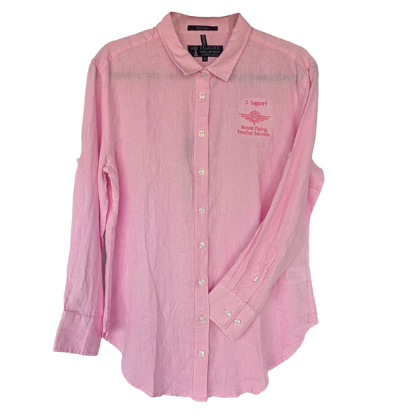 Womens Pilbara Linen Shirt -  Long Sleeve