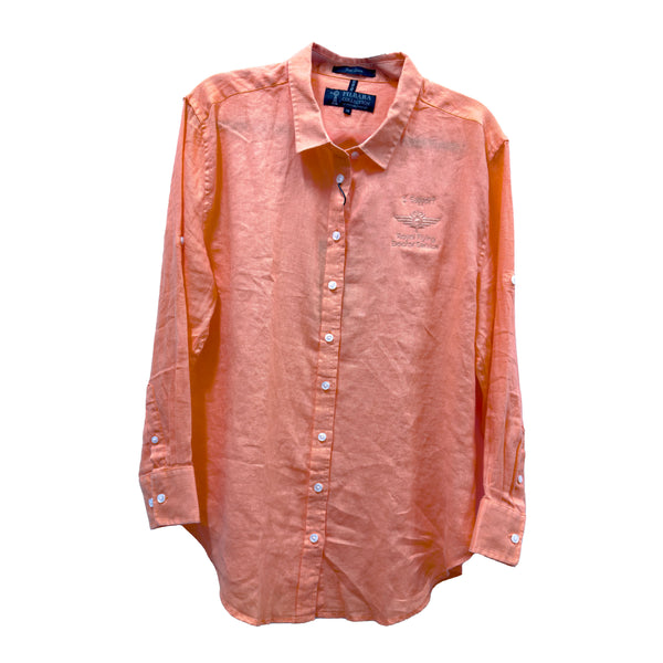 Womens Pilbara Linen Shirt -  Long Sleeve