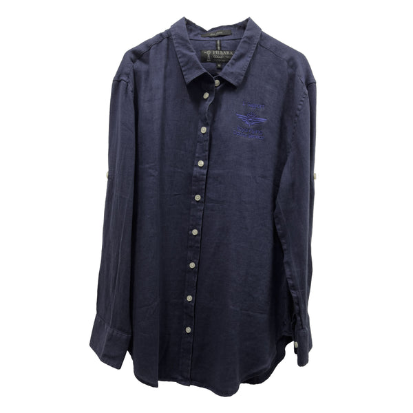Womens Pilbara Linen Shirt -  Long Sleeve
