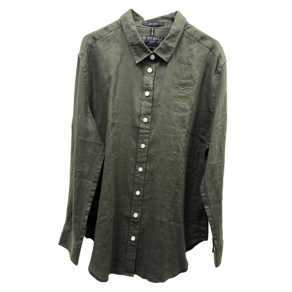 Womens Pilbara Linen Shirt -  Long Sleeve