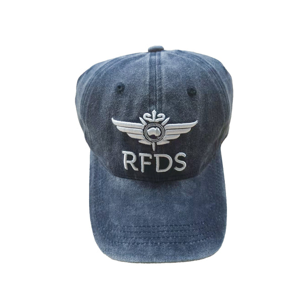 Cap - RFDS - Distressed Denim with 3D Logo