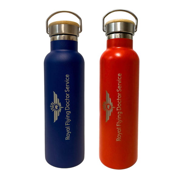 Drink Bottle  Stainless Steel  Screw Lid with RFDS logo