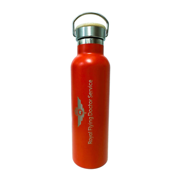Drink Bottle  Stainless Steel  Screw Lid with RFDS logo