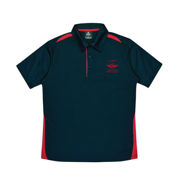 Men's Polo - RFDS - Navy with Red Trim