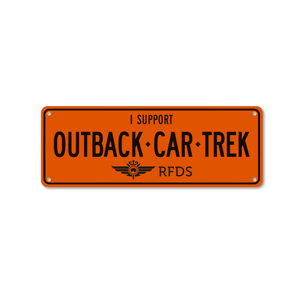 Outback Car Trek - Number Plate 2026