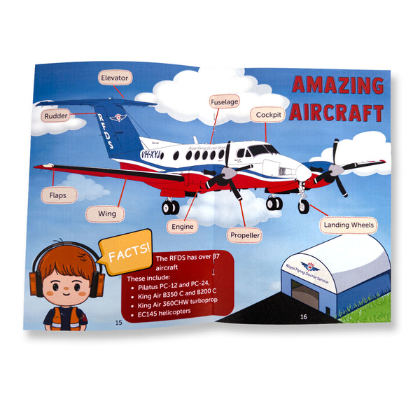 RFDS Kid's Activity Book with Pencils