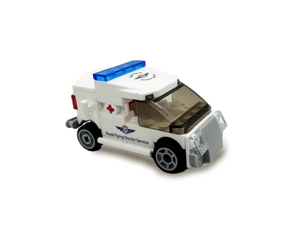 Building Blocks - 54 Piece Pull-Back RFDS Patient Transport Vehicle