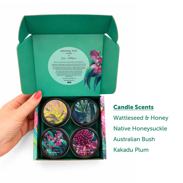 Aroma Pot - Candle Sample 4 Pack - Australian Artists