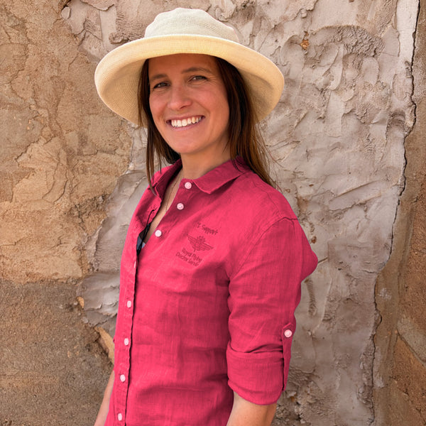 Womens Pilbara Linen Shirt -  Long Sleeve