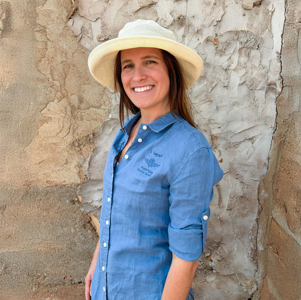 Womens Pilbara Linen Shirt -  Long Sleeve