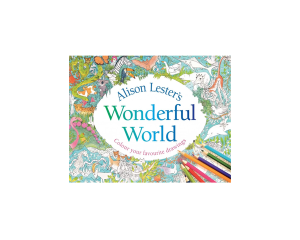 Book - Colouring - Alison Lester's Wonderful World