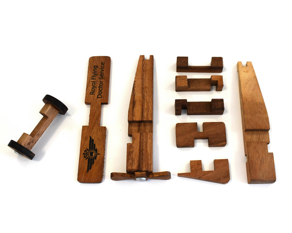 Puzzle Plane - RFDS - Wooden