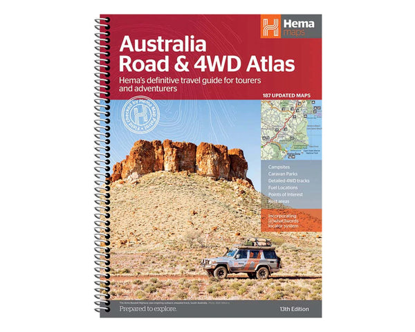 Book - Australia Road & 4WD Atlas 13th Edition