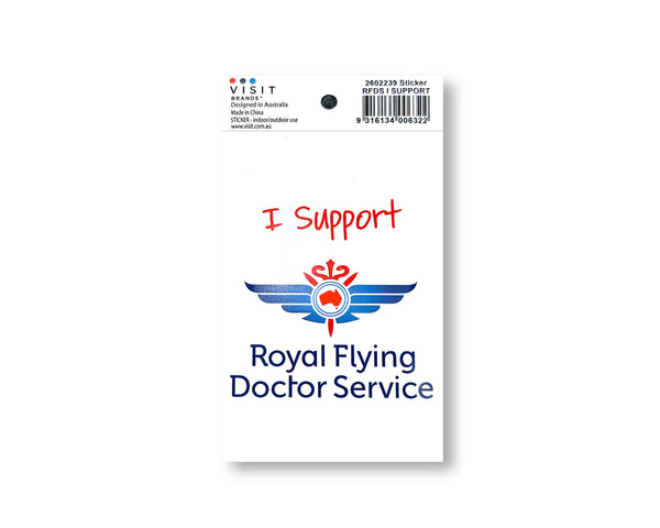 Sticker - I Support Royal Flying Doctor Service