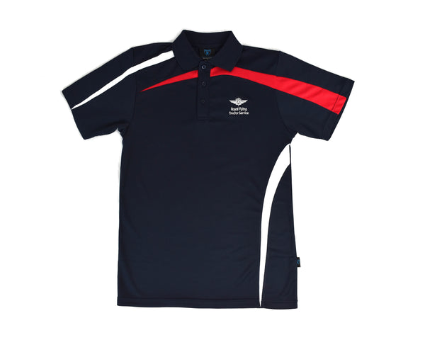 Men's Polo - RFDS - red and white inserts