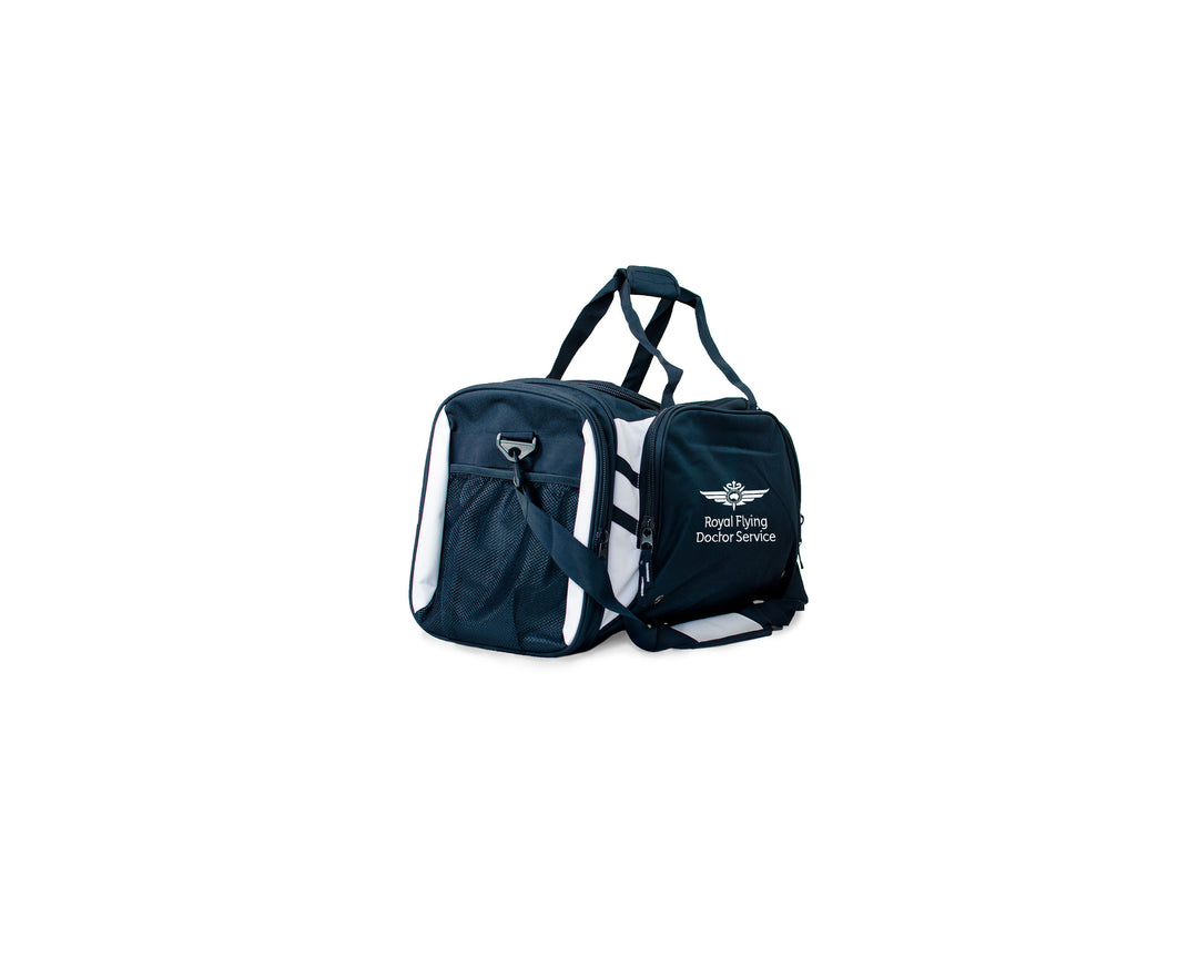 Sports Bag RFDS Tasman Navy & White RFDS