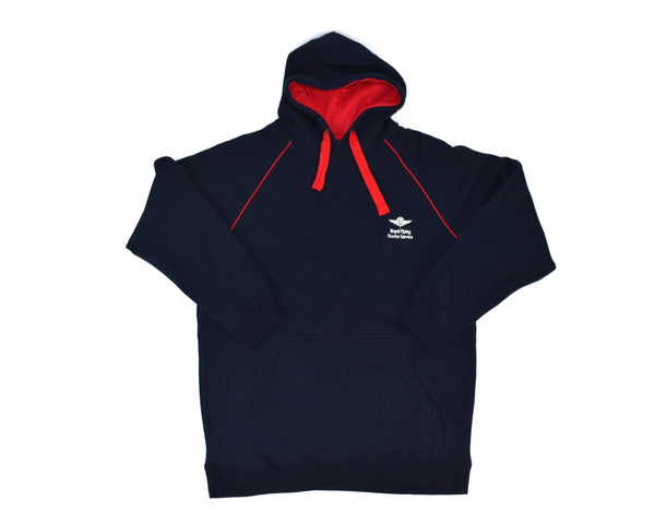 Unisex Hoodie - RFDS - Fleecy - Navy/Red